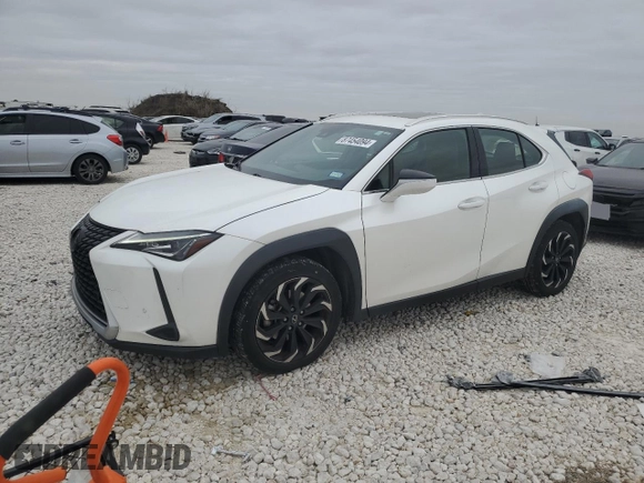 2020 Lexus UX 200 with VIN JTHP3JBH9L2030314, listed as a Copart auction lot 87454094 with 66,771 mi miles and Salvage title. Bid and sale history available at DreamBid. Image 1.
