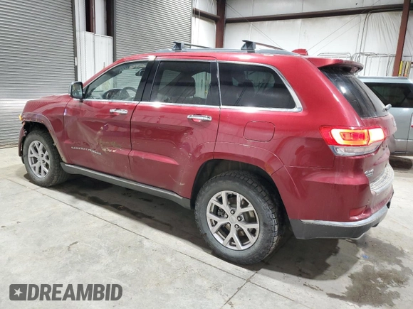 2015 Jeep Grand Cherokee Summit with VIN 1C4RJFJM5FC859147, listed as a Copart auction lot 80827064 with 121,106 mi miles and Salvage Title. Bid and sale history available at carsss.com. Image 2.