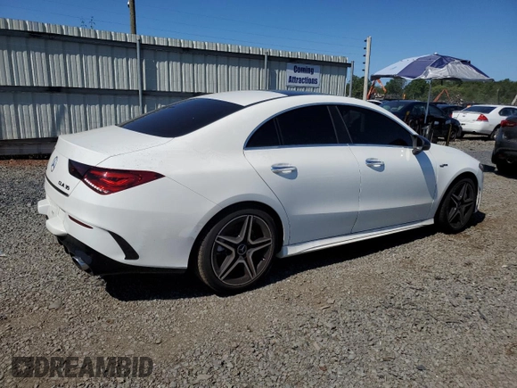 2021 Mercedes-Benz CLA with VIN W1K5J5BB1MN151622, listed as a Copart auction lot 69199904 with 40,824 mi miles and Salvage Title. Bid and sale history available at carsss.com. Image 3.