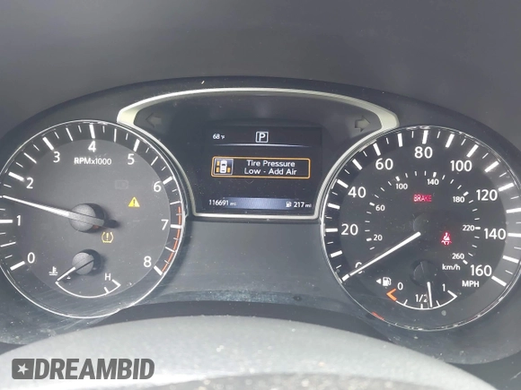 2017 Nissan Pathfinder S with VIN 5N1DR2MN9HC643865, listed as a IAAI auction lot 42212270 with 116,691 mi miles and . Bid and sale history available at DreamBid. Image 7.
