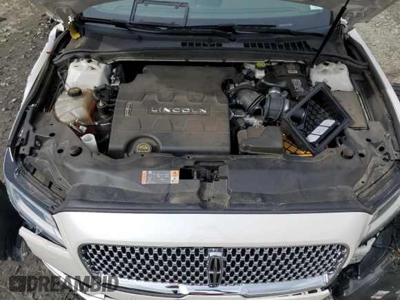 2019 Lincoln Continental Select with VIN 1LN6L9TK3K5611371, listed as a Copart auction lot 73999844 with 33,436 mi miles and Salvage Title. Bid and sale history available at carsss.com. Image 11.