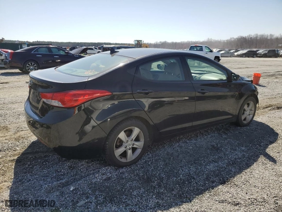 2013 Hyundai Elantra GLS PZEV with VIN KMHDH4AE1DU999945, listed as a Copart auction lot 48854195 with 211,992 mi miles and Salvage Title. Bid and sale history available at carsss.com. Image 3.