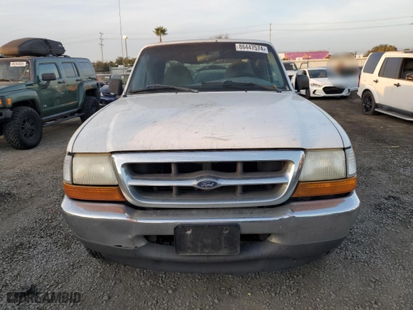 2000 Ford Ranger XL with VIN 1FTYR14VXYTB11198, listed as a Copart auction lot 86447574 with 236,343 mi miles and Clean Title. Bid and sale history available at carsss.com. Image 5.