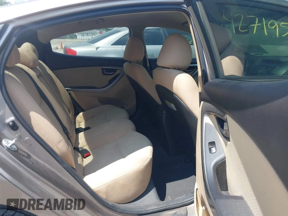 2013 Hyundai Elantra GLS with VIN 5NPDH4AE9DH417136, listed as a IAAI auction lot 42719598 with 105,280 mi miles and . Bid and sale history available at DreamBid. Image 8.
