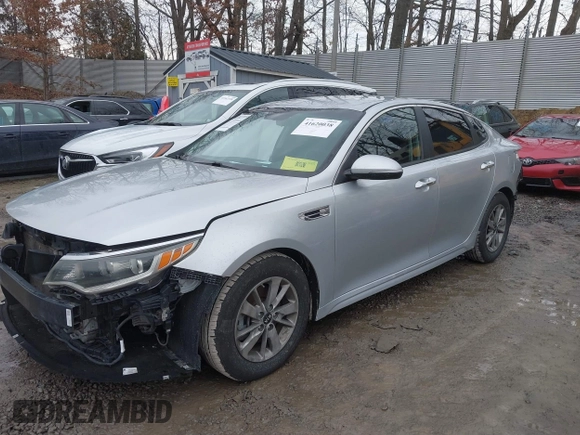 2016 Kia Optima LX Turbo with VIN 5XXGT4L1XGG006432, listed as a IAAI auction lot 41620038 with 137,210 mi miles. Bid and sale history available at carsss.com. Image 2.