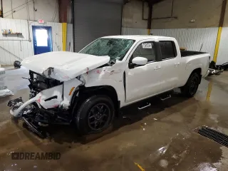 2023 Nissan Frontier SV with VIN 1N6ED1FK3PN616701, listed as a Copart auction lot 71618784 with 21,347 mi miles and Salvage Title. Bid and sale history available at carsss.com. Image 1.