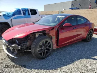 2024 Tesla Model S with VIN 5YJSA1E51RF537362, listed as a Copart auction lot 46931465 with 19,467 mi miles and Salvage title. Bid and sale history available at DreamBid. Image 1.