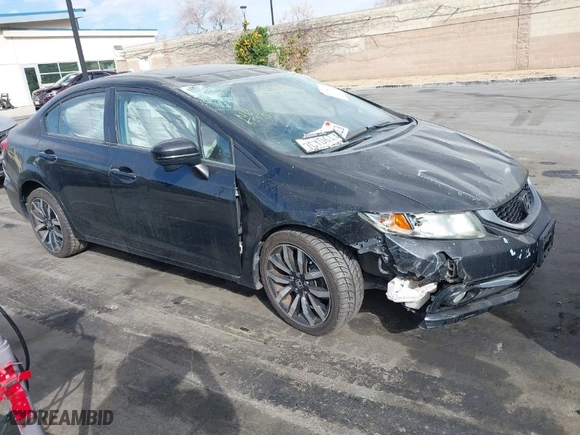 2014 Honda Civic Sedan EX-L with VIN 19XFB2F9XEE209282, listed as a IAAI auction lot 41688220 with 152,681 mi miles. Bid and sale history available at carsss.com. Image 1.