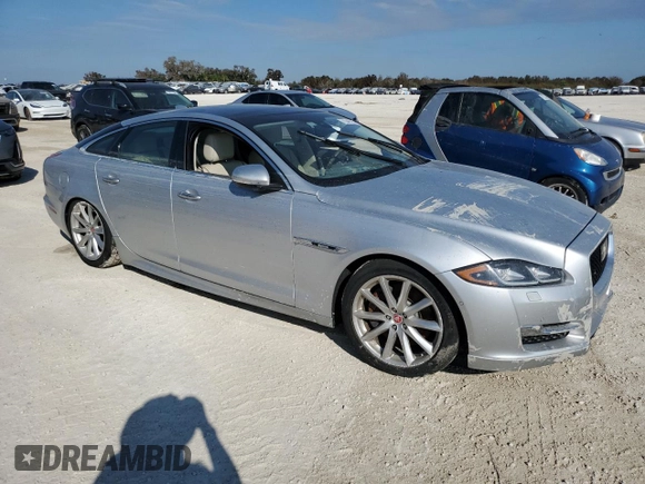 2016 Jaguar XJ R-Sport with VIN SAJWJ1CD3G8V99940, listed as a Copart auction lot 76345234 with Not provided miles and Salvage title. Bid and sale history available at DreamBid. Image 4.