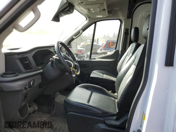 2021 Ford Transit Cargo with VIN 1FTBR1C88MKB00153, listed as a Copart auction lot 41636224 with 21,072 mi miles and Salvage Title. Bid and sale history available at DreamBid. Image 7.
