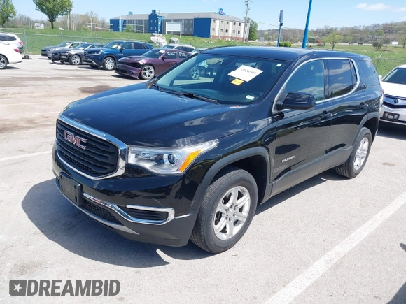 2019 GMC Acadia SLE with VIN 1GKKNKLA0KZ195451, listed as a IAAI auction lot 42026503 with 67,964 mi miles. Bid and sale history available at carsss.com. Image 2.