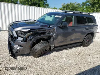 2023 Toyota Sequoia SR5 with VIN 7SVAAABA6PX012304, listed as a Copart auction lot 52148654 with 12,159 mi miles and Salvage Title. Bid and sale history available at carsss.com. Image 1.