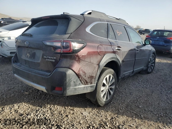 2023 Subaru Outback Touring with VIN 4S4BTAPC9P3155091, listed as a Copart auction lot 89225285 with Not provided miles and Salvage title. Bid and sale history available at DreamBid. Image 3.