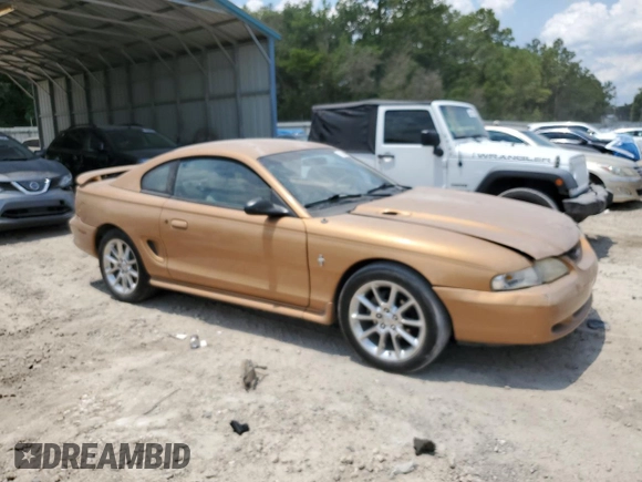 1997 Ford Mustang with VIN 1FALP4047VF152855, listed as a Copart auction lot 62348185 with 40,797 mi miles and Non repairable. Bid and sale history available at DreamBid. Image 4.