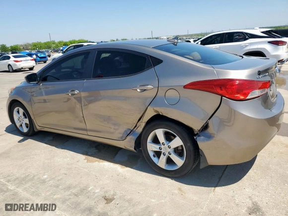 2013 Hyundai Elantra GLS PZEV with VIN 5NPDH4AE4DH286181, listed as a Copart auction lot 52188405 with 171,441 mi miles and Salvage Title. Bid and sale history available at carsss.com. Image 2.