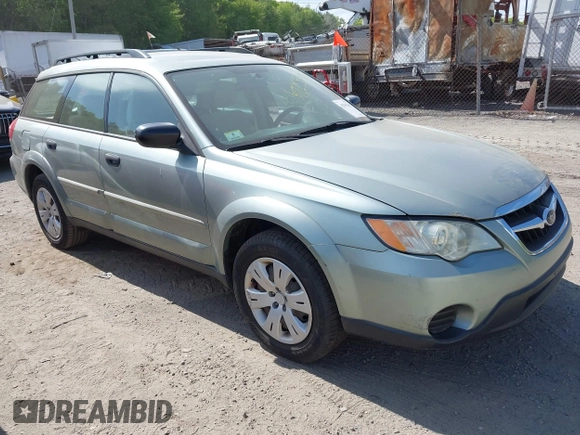 2009 Subaru Outback with VIN 4S4BP60C897317672, listed as a IAAI auction lot 42255200 with 41,128 mi miles and . Bid and sale history available at DreamBid. Image 1.