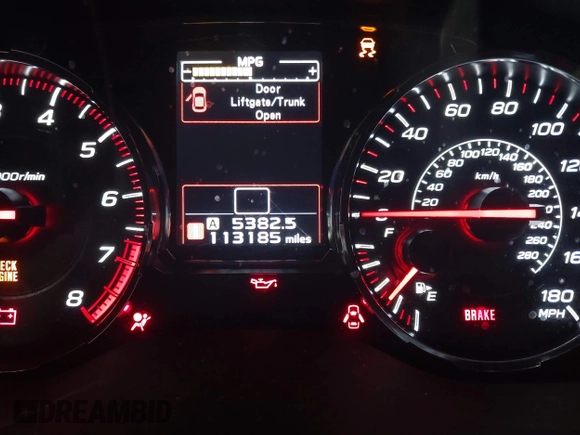 2018 Subaru WRX Premium with VIN JF1VA1C69J9809055, listed as a IAAI auction lot 41791789 with 113,185 mi miles. Bid and sale history available at carsss.com. Image 15.