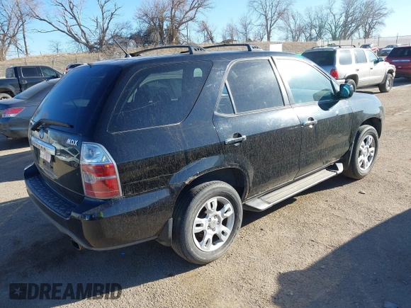 2004 Acura MDX Touring Pkg w/Navigation with VIN 2HNYD18804H525580, listed as a IAAI auction lot 41815839 with 281,295 mi miles. Bid and sale history available at carsss.com. Image 4.