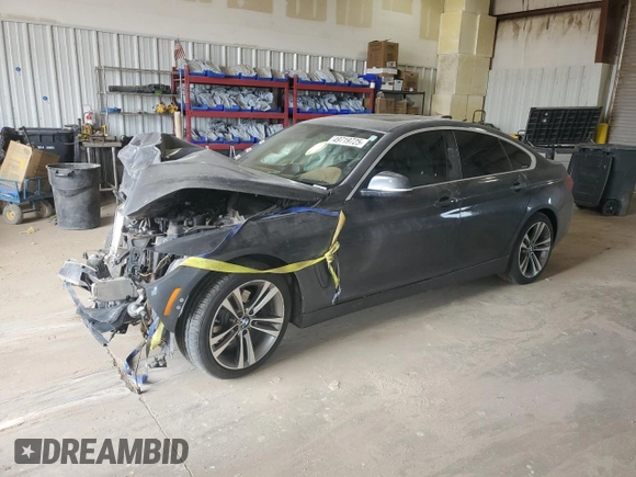 2019 BMW 4 Series 430i with VIN WBA4J1C51KBM12489, listed as a Copart auction lot 49719725 with 0 mi miles and Salvage Title. Bid and sale history available at carsss.com. Image 1.