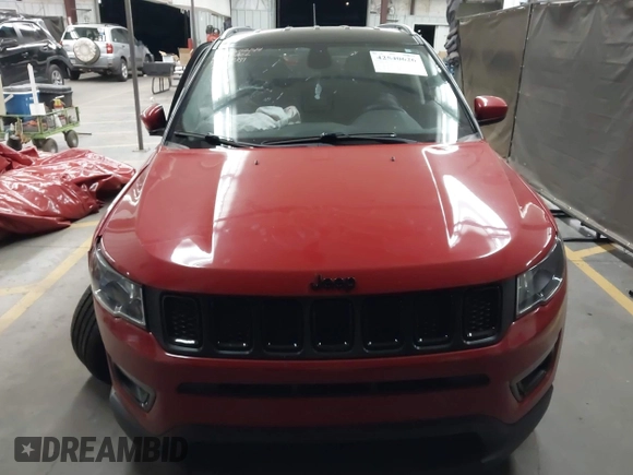 2021 Jeep Compass Altitude with VIN 3C4NJCBB4MT587363, listed as a IAAI auction lot 42540626 with 85,683 mi miles and . Bid and sale history available at DreamBid. Image 11.