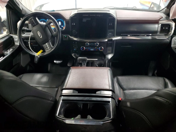 2022 Ford F-150 XL with VIN 1FTFW1E88NFC13599, listed as a Copart auction lot 44588515 with 73,197 mi miles and Salvage Title. Bid and sale history available at carsss.com. Image 8.