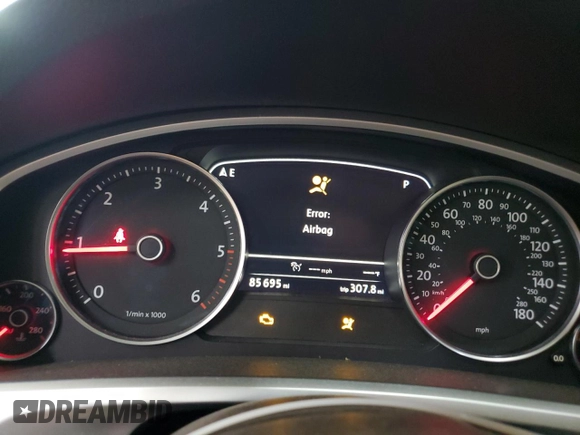 2016 Volkswagen Touareg Sport z VIN WVGEP9BPXGD006774, wystawiony jako Copart lot #56045495 z przebiegiem 85 695 mil mil oraz Szkoda całkowita • Salvage title. Historia ofert i sprzedaży dostępna na DreamBid. Obrazek 9.