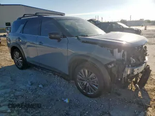 2023 Nissan Pathfinder SL with VIN 5N1DR3CB5PC262770, listed as a Copart auction lot 56664725 with 25,896 mi miles and Salvage title. Bid and sale history available at DreamBid. Image 4.