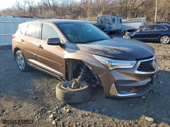 2020 Acura RDX w/Advance Pkg with VIN 5J8TC2H7XLL029415, listed as a Copart auction lot 87935035 with 23,944 mi miles and Salvage Title. Bid and sale history available at carsss.com. Image 4.