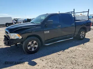 2018 Ram 1500 Tradesman with VIN 3C6RR6KG2JG225504, listed as a Copart auction lot 56739575 with 137,272 mi miles and Salvage title. Bid and sale history available at DreamBid. Image 1.