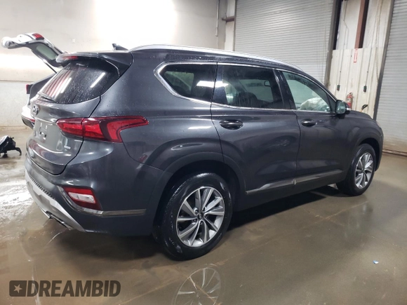 2020 Hyundai Santa Fe Limited with VIN 5NMS5CAD1LH246072, listed as a Copart auction lot 86332304 with 53,393 mi miles and Salvage Title. Bid and sale history available at carsss.com. Image 3.