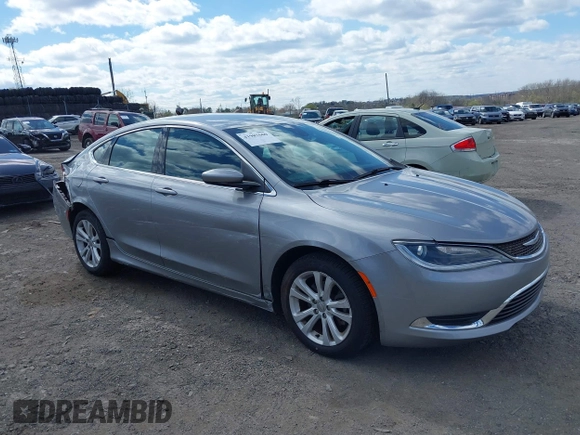 2016 Chrysler 200 Limited with VIN 1C3CCCAB9GN149515, listed as a IAAI auction lot 41987600 with 54,747 mi miles. Bid and sale history available at carsss.com. Image 1.