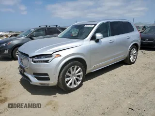 2016 Volvo XC90 T6 Inscription z VIN YV4A22PL4G1034535, wystawiony jako Copart lot #56227225 z przebiegiem 91 877 mil mil oraz Szkoda całkowita • Salvage title. Historia ofert i sprzedaży dostępna na DreamBid. Obrazek 1.