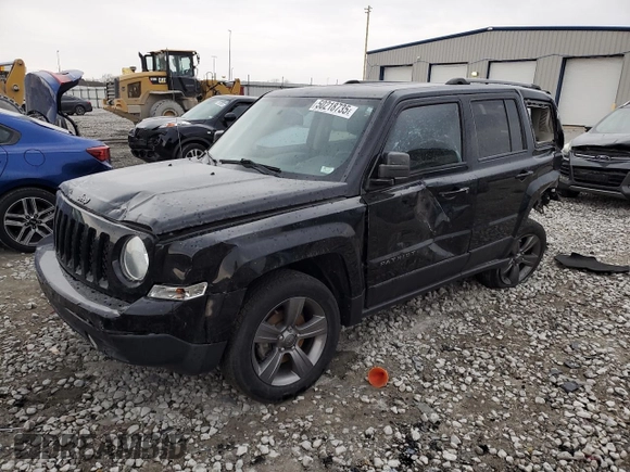 2017 Jeep Patriot Sport SE with VIN 1C4NJPBA2HD201761, listed as a Copart auction lot 50218735 with 125,226 mi miles and Salvage Title. Bid and sale history available at carsss.com. Image 1.