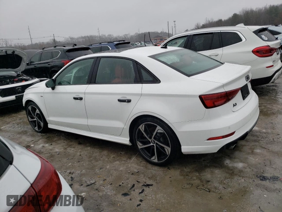 2020 Audi A3 Sedan S line Premium with VIN WAUBEGFF0LA006973, listed as a Copart auction lot 80601903 with 49,607 mi miles. Bid and sale history available at carsss.com. Image 2.