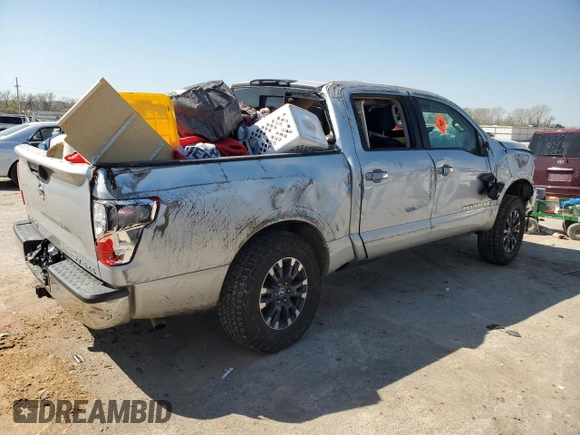 2018 Nissan Titan SV z VIN 1N6AA1EJ6JN542729, wystawiony jako Copart lot #52312035 z przebiegiem Nie podano mil oraz Szkoda całkowita • Salvage title. Historia ofert i sprzedaży dostępna na DreamBid. Obrazek 3.