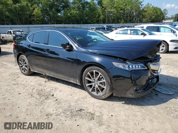 2016 Acura TLX Advance with VIN 19UUB2F77GA005343, listed as a Copart auction lot 71362304 with 124,115 mi miles and Salvage title. Bid and sale history available at DreamBid. Image 4.
