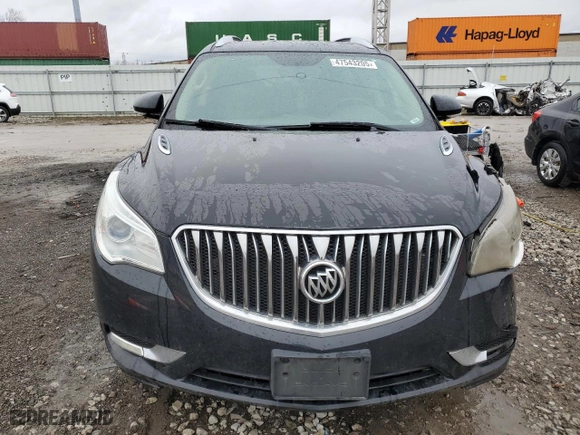 2017 Buick Enclave Leather with VIN 5GAKVBKD2HJ124767, listed as a Copart auction lot 47543205 with 168,360 mi miles and Salvage Title. Bid and sale history available at carsss.com. Image 5.