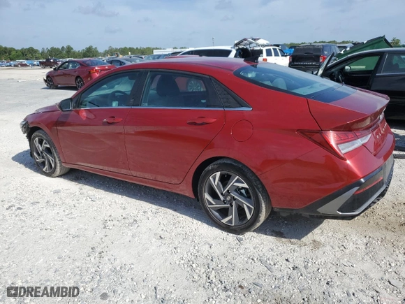 2025 Hyundai Elantra SEL Convenience with VIN KMHLS4DG9SU905298, listed as a Copart auction lot 53557615 with 8,565 mi miles and Clean Title. Bid and sale history available at carsss.com. Image 2.
