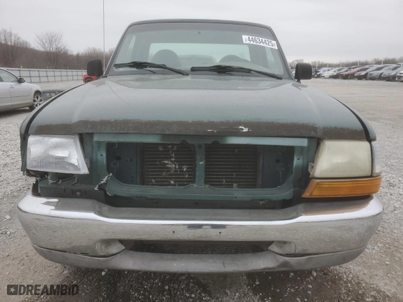 2000 Ford Ranger XL with VIN 1FTYR10C7YPB07686, listed as a Copart auction lot 44634425 with 190,204 mi miles and Salvage Title. Bid and sale history available at carsss.com. Image 5.