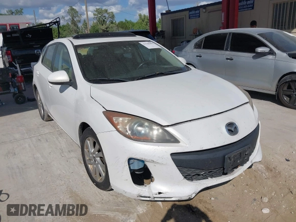 2013 Mazda 3 i Touring with VIN JM1BL1L70D1766020, listed as a IAAI auction lot 41548499 with 236,833 mi miles and . Bid and sale history available at carsss.com. Image 1.