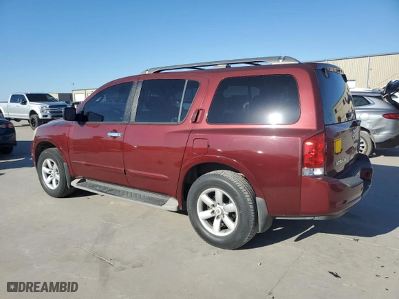 2012 Nissan Armada SL with VIN 5N1AA0ND2CN618677, listed as a Copart auction lot 49121475 with NaN miles and Salvage Title. Bid and sale history available at carsss.com. Image 2.