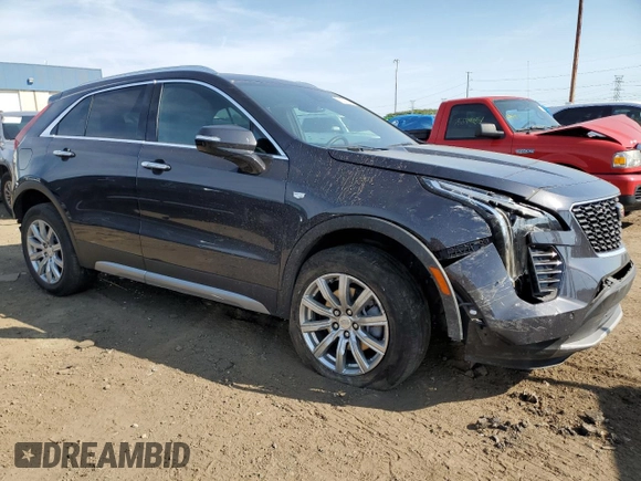 2023 Cadillac XT4 AWD Premium Luxury with VIN 1GYFZDR47PF104600, listed as a Copart auction lot 75868224 with 39,963 mi miles and Non Repairable. Bid and sale history available at carsss.com. Image 4.