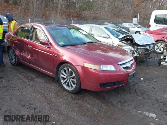 2006 Acura TL with VIN 19UUA66246A037325, listed as a IAAI auction lot 41481434 with 131,168 mi miles. Bid and sale history available at carsss.com. Image 1.