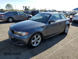 2008 BMW 1 Series 128i with VIN WBAUP93588VF47802, listed as a Copart auction lot 50807405 with 108,162 mi miles and Clean title. Bid and sale history available at DreamBid. Image 1.