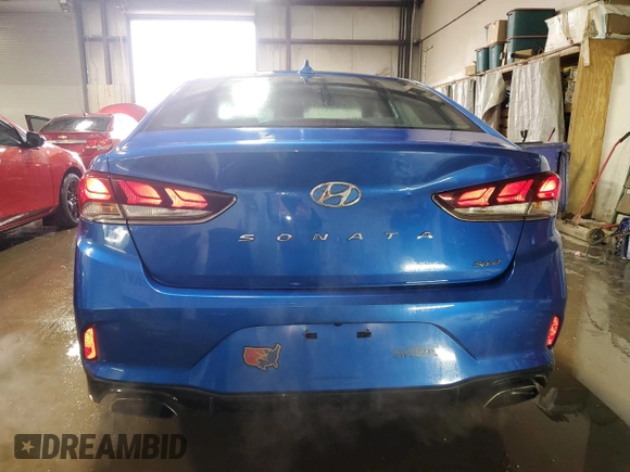 2018 Hyundai Sonata SEL with VIN 5NPE34AF2JH682939, listed as a Copart auction lot 51783255 with 90,531 mi miles and Salvage Title. Bid and sale history available at DreamBid. Image 6.