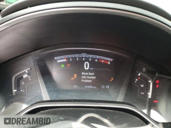 2019 Honda CR-V EX with VIN 2HKRW2H52KH633042, listed as a Copart auction lot 42167633 with 43,080 mi miles. Bid and sale history available at carsss.com. Image 9.