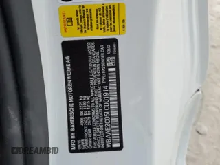 2020 BMW 8 Series 840i с VIN WBAAE2C05LCD01914, выставлен на аукционе Copart как лот 60069695 с пробегом 30 402 миль миль и Списание • Salvage title. История ставок и продаж доступна на DreamBid. Изображение 13.