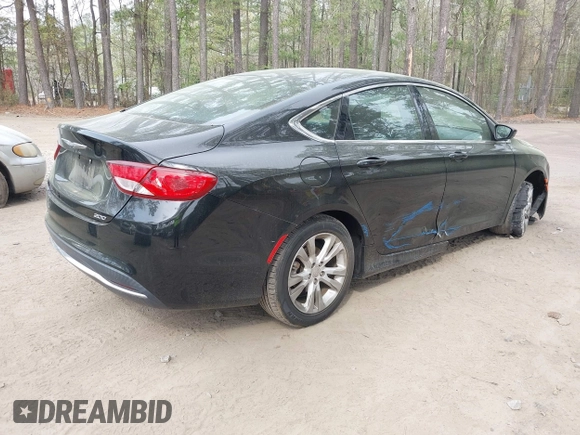 2015 Chrysler 200 Limited with VIN 1C3CCCAB1FN623343, listed as a IAAI auction lot 41958145 with 79,666 mi miles and . Bid and sale history available at DreamBid. Image 4.