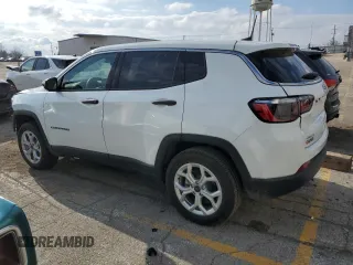 2025 Jeep Compass Sport with VIN 3C4NJDAN0ST519379, listed as a Copart auction lot 52678105 with 1,923 mi miles and Clean title. Bid and sale history available at DreamBid. Image 2.