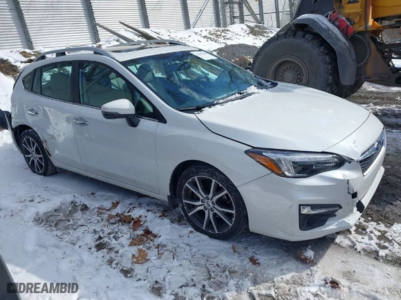 2018 Subaru Impreza Limited with VIN 4S3GTAT60J3718191, listed as a IAAI auction lot 41612498 with 34,311 mi miles. Bid and sale history available at carsss.com. Image 1.